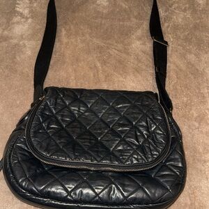 CHANEL Black Quilted Crossbody Bag